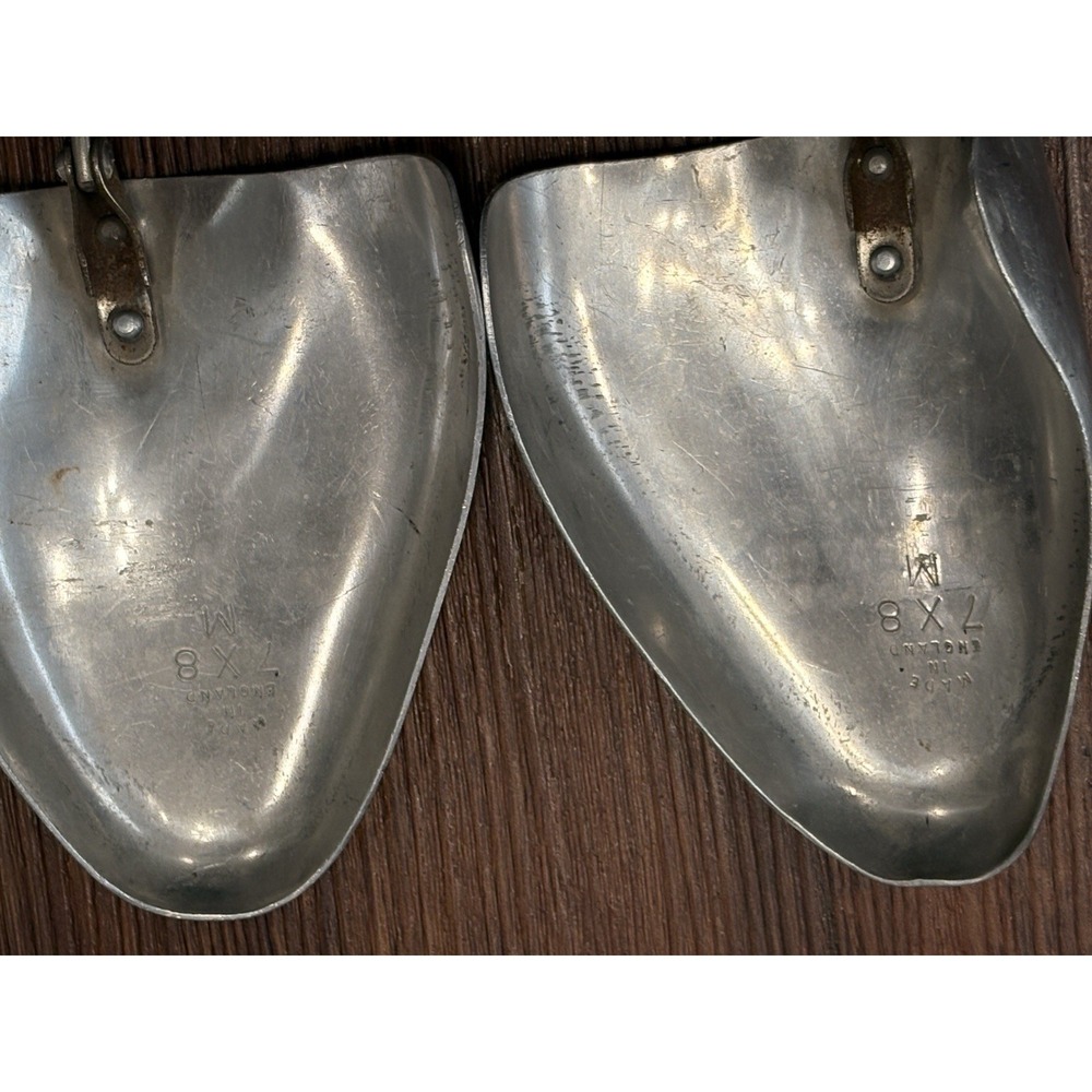Vintage London Alan McAfee Aluminum Shoe Trees Inserts Made In England 7 X 8 M - Picture 12 of 16